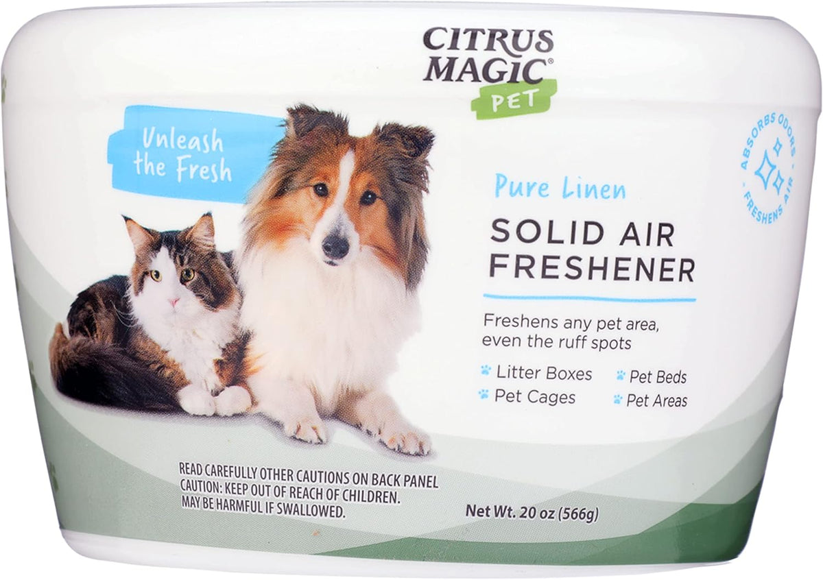 Citrus Magic Pet Solid Air Fresheners - Pure Linen / 20 Ounce (Pack of 2) / 20 Ounce (Pack of 2) - image 3