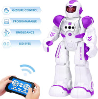 KingsDragon Robots Toy for Kids - Purple - image 2