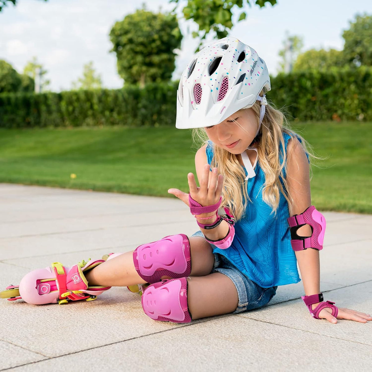 BOSONER knee pads for kids set with elbow pads and wrist guards - view 30