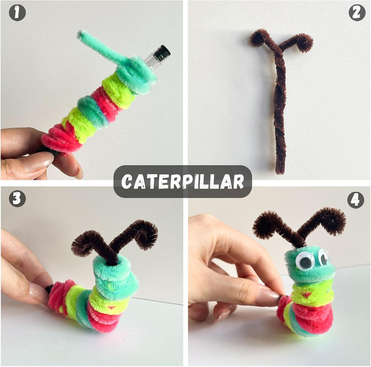 Pipe Cleaners Craft Supplies - 30CM / MultiColor / 400 - image 2