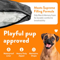 Moots Premium Leatherette Pets Sofa, Espresso, Medium/Large – Essentials for Dogs - image 4