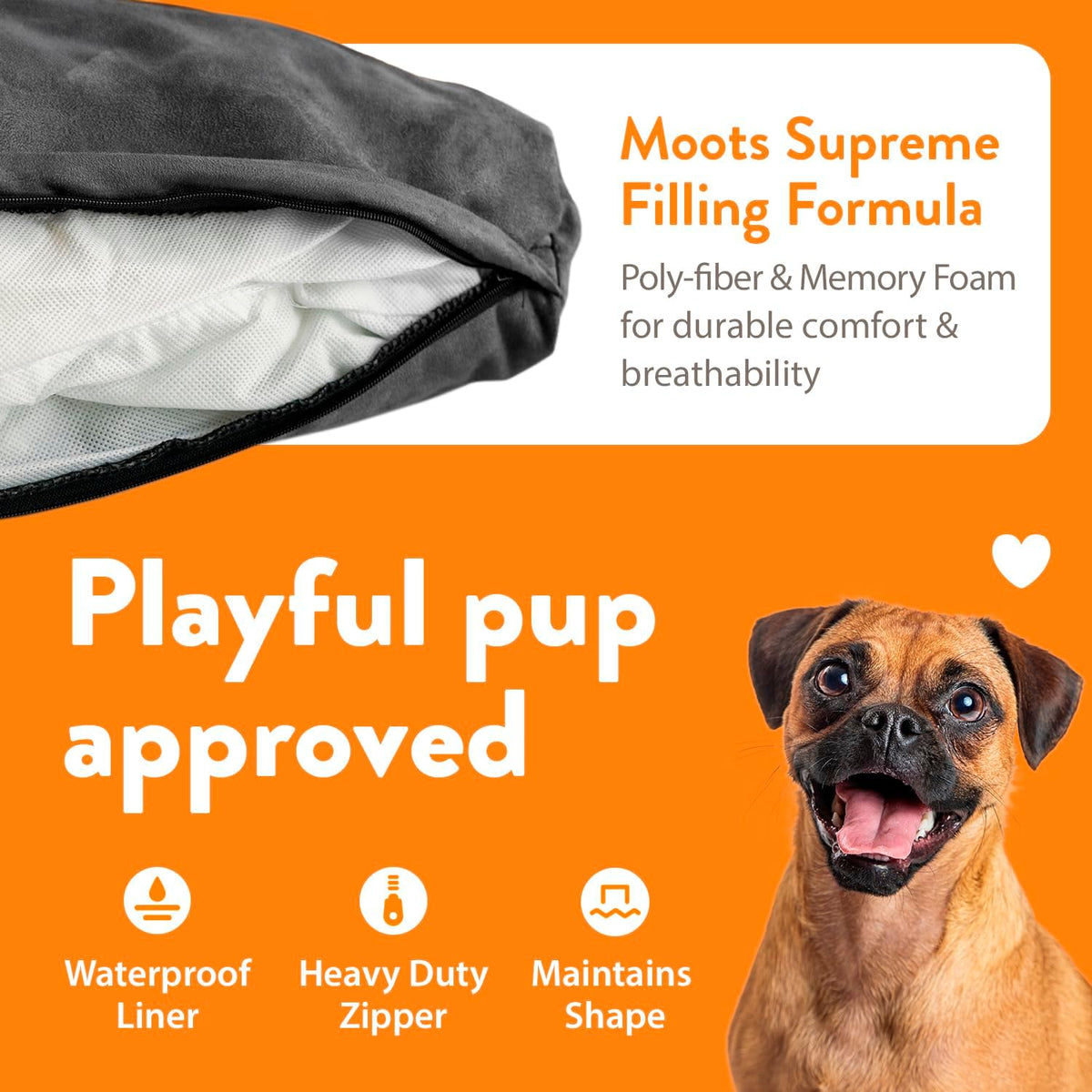 Moots Premium Leatherette Pets Sofa, Espresso, Medium/Large – Essentials for Dogs - image 4