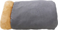 4 in 1 Self Warming Burrow Cat Bed Hideway Sleeping Cuddle Cave – Essentials for Cats - Gray - image 2