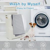 Dog Cooling Mat for Large Dogs 40 x 28''Self Coolings Foldable Cooling Pad,Q-MAX>0.5 Washable Ice Cool Fabric-Cool on Contact，Easy Washable Pet Pad for Kennel Sofa Floor Car Seats in Summer