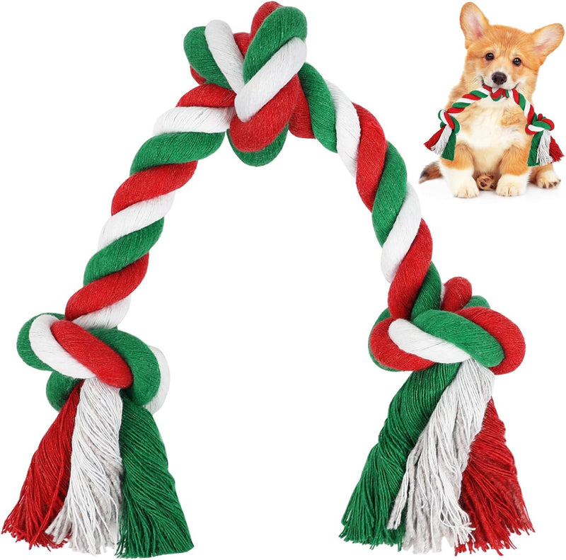 SZEE Dog Rope Toy 2-Pack, Rope Toys for Dogs - Small / Christmas / 1