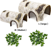Reptile Hide Snake Cave Large Simulation Stone Resin Hideout Leopard - D-Medium - image 4