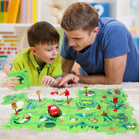 Plastic Floor Puzzles for Kids Ages 3-5 - Forest - image 3