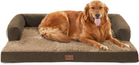 Orthopedic Washable Dog Bed for Extra Large Dogs - Brown / 45.0"L x 35.0"W x 8.0"Th