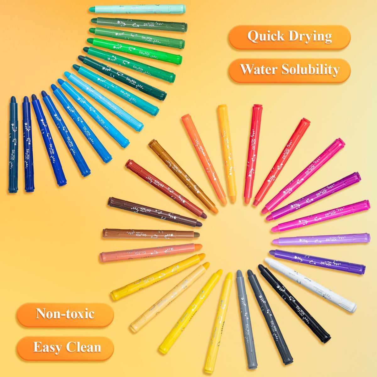 M&G Washable Tempera Paint Sticks - 36 colors - image 3