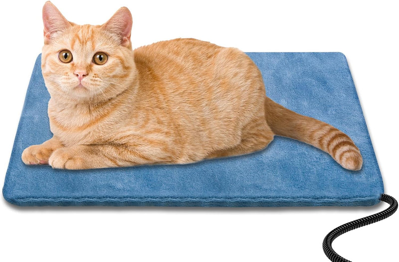 Pet Heating Pad for Cats & Dogs, Indoor/Outdoor Warming Pad - 16 X 12 / Blue