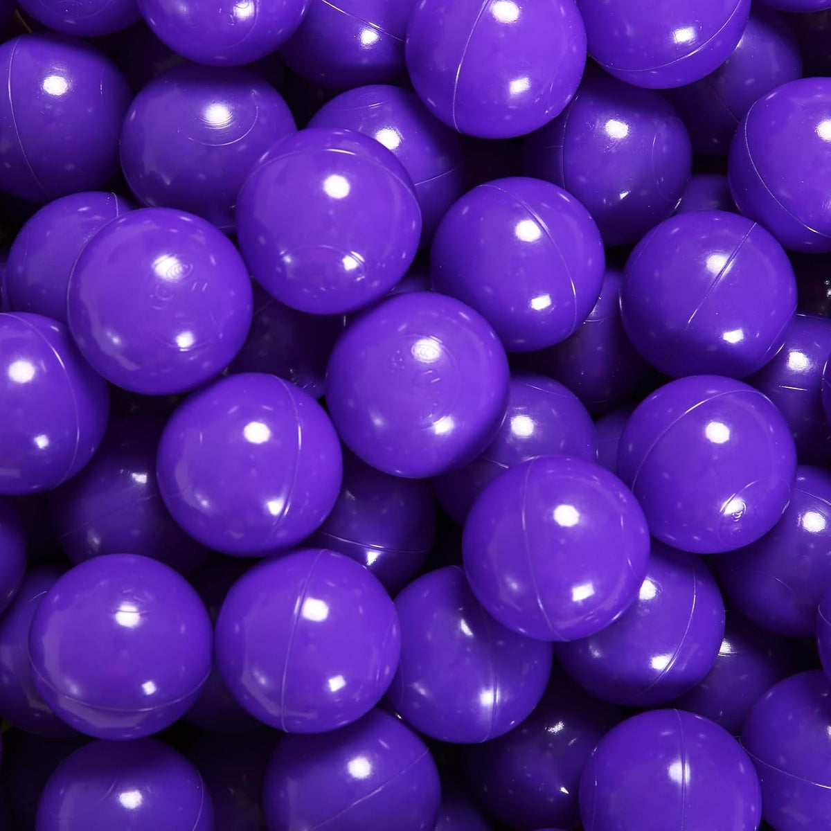Ball Pit Balls for Kids, Plastic Refill 2.2 Inch Balls - Purple