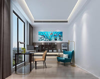SYGALLERIER Fish Metal Wall Art Hand Crafted Large 3D Sea Life Pictures Modern Abstract Coastal Aluminum Artwork Contemporary Sculpture for Living Room Bedroom Dinning Decor