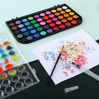AROIC Watercolor Paint Set - 48 Watercolors + 2 Brushes - image 3