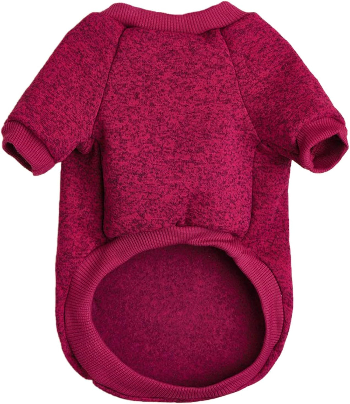 Dog Sweaters for Small Dogs, Soft Fleece Puppy Clothes - Wine red / Small - image 2