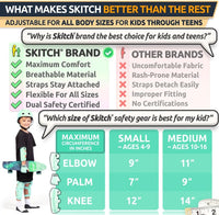Skitch kids protective gear set with knee pads, elbow pads, wrist guards and bag - view 6