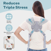 Supet Dog Sling Carrier for Small Pet - Grey / Plus (5-12 LBS) - image 2