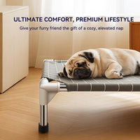 Elevated Pet Bed Dog Cot, Raised Pet Bed for Small Dogs - Medium-Open - image 4