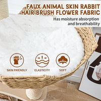 Big Modern Design Cat Tree Tower with White Cloud Mat, Unique Cat Supplies Tower with Scratching Post, Cute Wood Cat Tree Cat Furniture Activity Centre for Indoor Big Cats