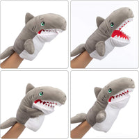 HollyHOME 13 inch plush shark hand puppet with movable mouth - view 24