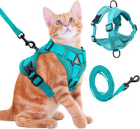 Cat Harness and Leash for Walking Soft Cat Harness Escape Proof