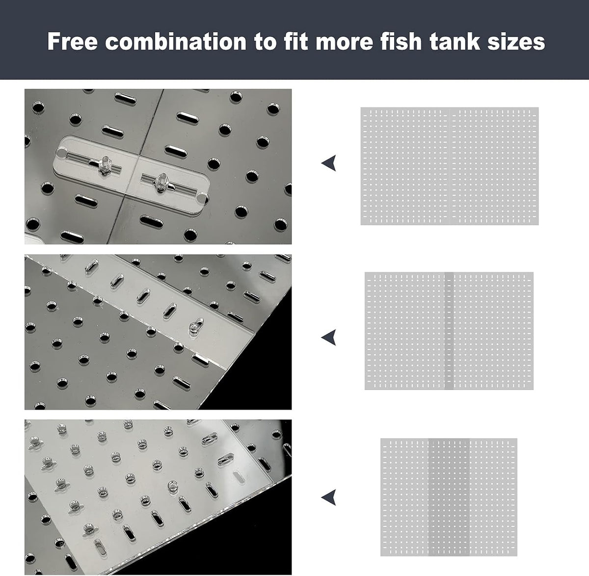 Fish Tank Divider 10/15/20/55 Gallon Clear, Aquarium Divider - 55 Gallon - image 4