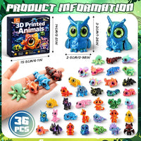 Celltestria 18PCS 3D Printed Skeleton Fidget Toys with Coffin Storage - Kawaii - image 2