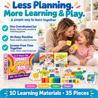TOYVENTIVE learning toys set for 2 year olds with books, puzzles and matching games - view 18