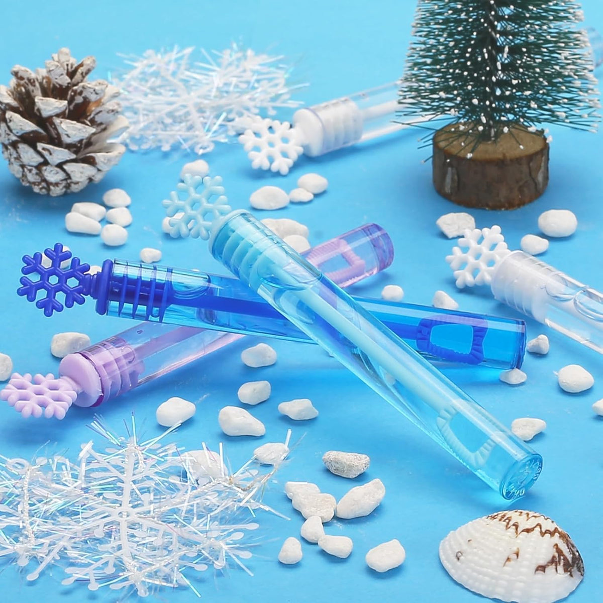 Snowflake Bubble Wands Bulk - image 2
