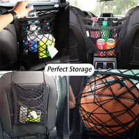 DYKESON Dog Car Net Barrier with Mesh Organizer - 12.6 in × 15.5 in - image 3