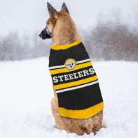 Pets First NFL Chicago Bears Dog Sweater - Small / Pittsburgh Steelers - image 3