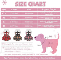 Dog Sweater with Leash Set D Ring Plaid Fleece Dog Clothes for Small - XX-Small (Chest 11in ) / Khaki with Leash - image 3