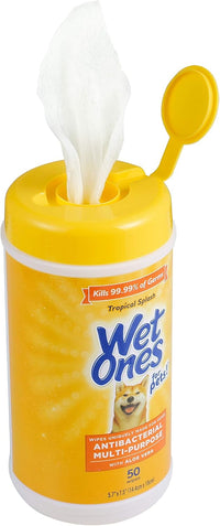 Wet Ones for Pets Antibacterial Dog Wipes - Tropical Splash / 50 Count (Pack of 3) - image 3
