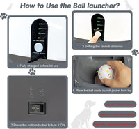 MEKAPLE Automatic Dog Ball Launcher - Silver Grey - image 4