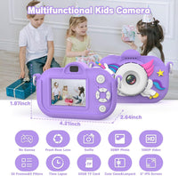 Kids Camera Toddler Toys for Girls Boys Aged 3-12 - Purple - image 2