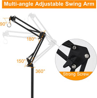 Reptile Lamp Stand Reptile Light Stand – Essentials for Reptiles And Amphibians - 15.7-74.3 inches (without Lampshade) - image 3