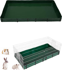 Guinea Pig Litter Box, Hay Holder, Cage Liner - 24"x47" / Green