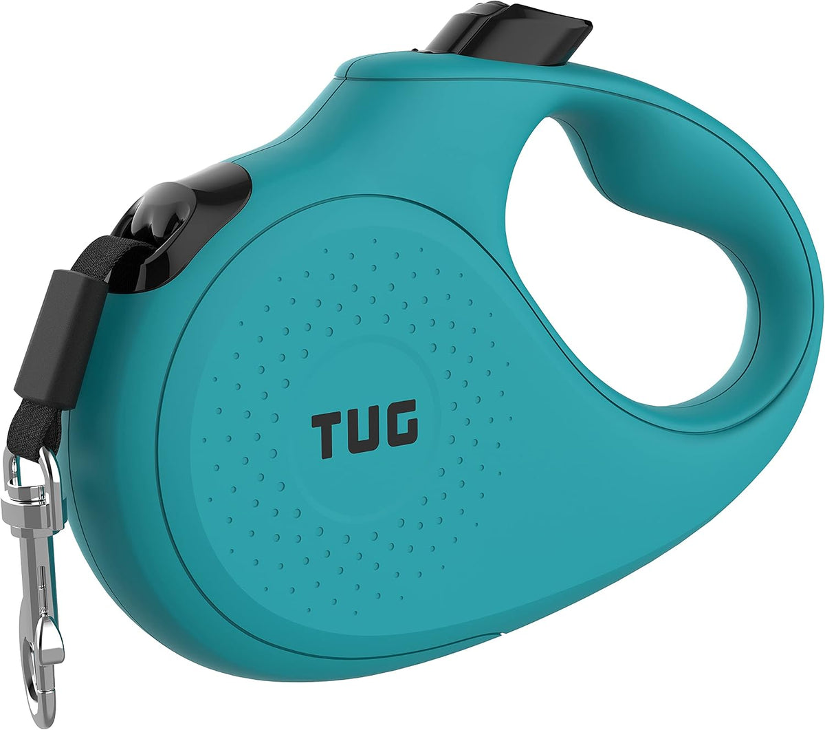 TUG Monochrome 360° Tangle-Free Retractable Dog Leash - Aqua / Tiny, 10 ft - image 4