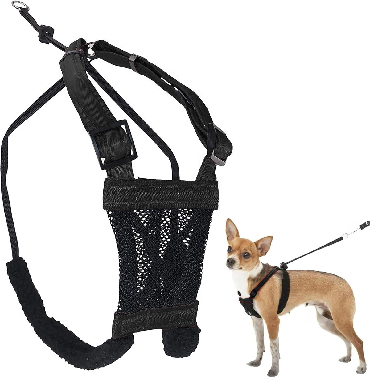 Sporn No Pull Dog Harness - X-Small / Black