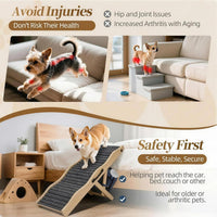 2026 Upgraded Small Dog Ramp for Couch Foldable - image 3