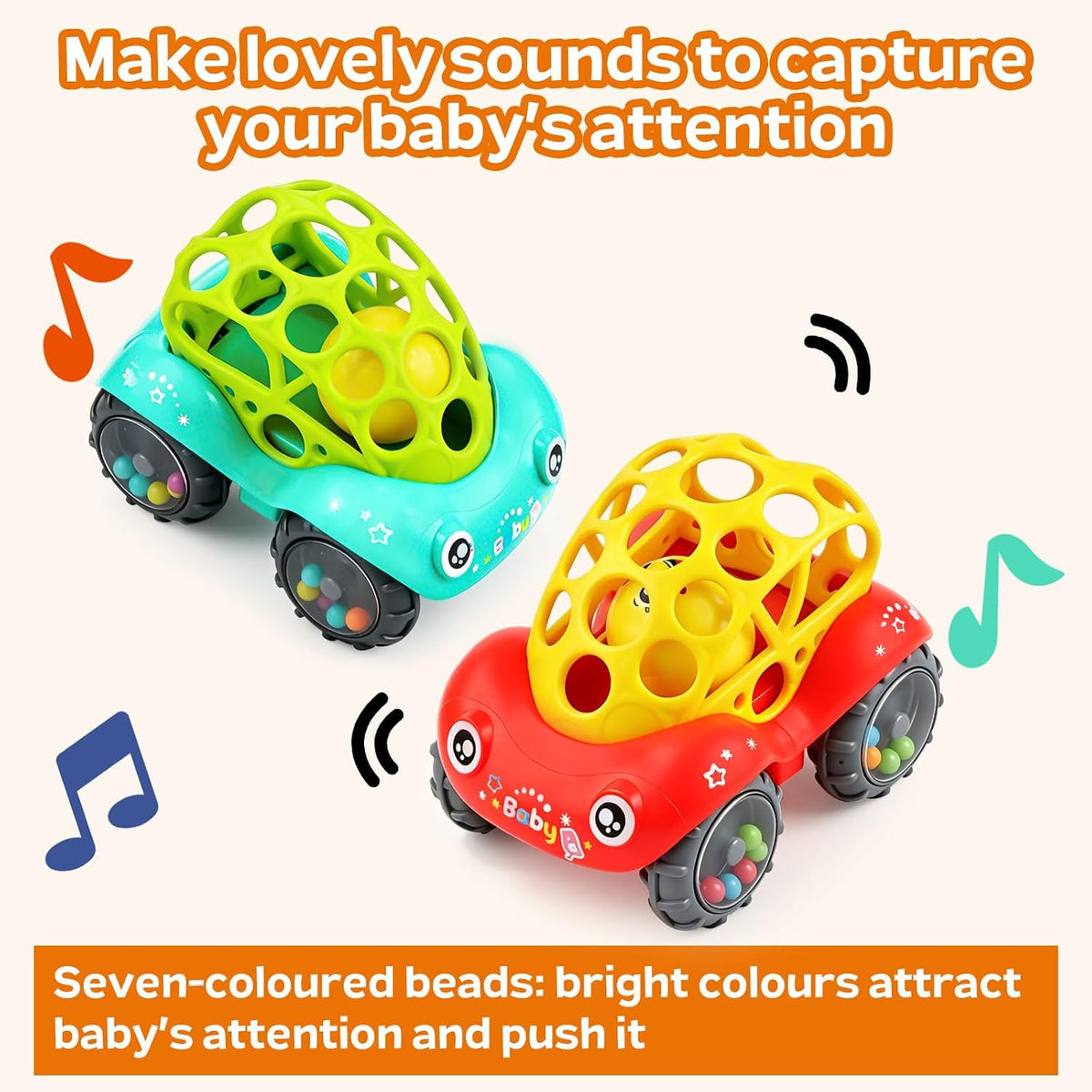Toy Cars for Toddlers 1-3, Baby Car Toys for 3-18 Months - image 2