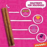 Bully Sticks for Small Dogs | All Natural, Single Ingredient Bully Sticks for Puppies to Medium Dogs (6" Stnd - 5pk)