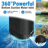 200GPH Aquarium Filter, U-V for Aquarium for 20-75 Gal Tank - Aquarium Filter for 75-200 Gallon / Black - image 3