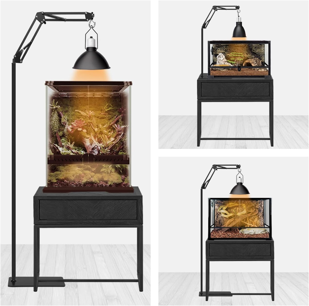 Reptile Heat Lamp Stand, Adjustable 16"- 31" H - XXL - image 4