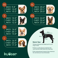 Kuoser long-sleeve dog recovery suit with back zipper and stretchy fabric - view 4