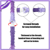PCFING 30 inch rainbow piñata stick kit with blindfold and rope - view 9