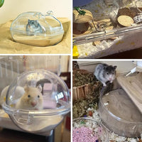Hamster Bath Sand, 7.7lb Dust Free Desert Sand or Potty Litter Sand for Hamster Chinchillas Gerbil Syrian Mice Small Animals(Beige)