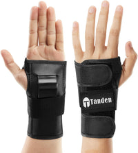 Tanden Wrist Guards for Skating Protective Gear Adult and Kids Wrist - Large