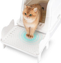 Uross Cat Litter Box Step - White / 1