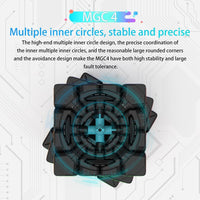 CuberShop YJ MGC 4x4 magnetic stickerless speed cube, 60mm, with tuning springs - view 10