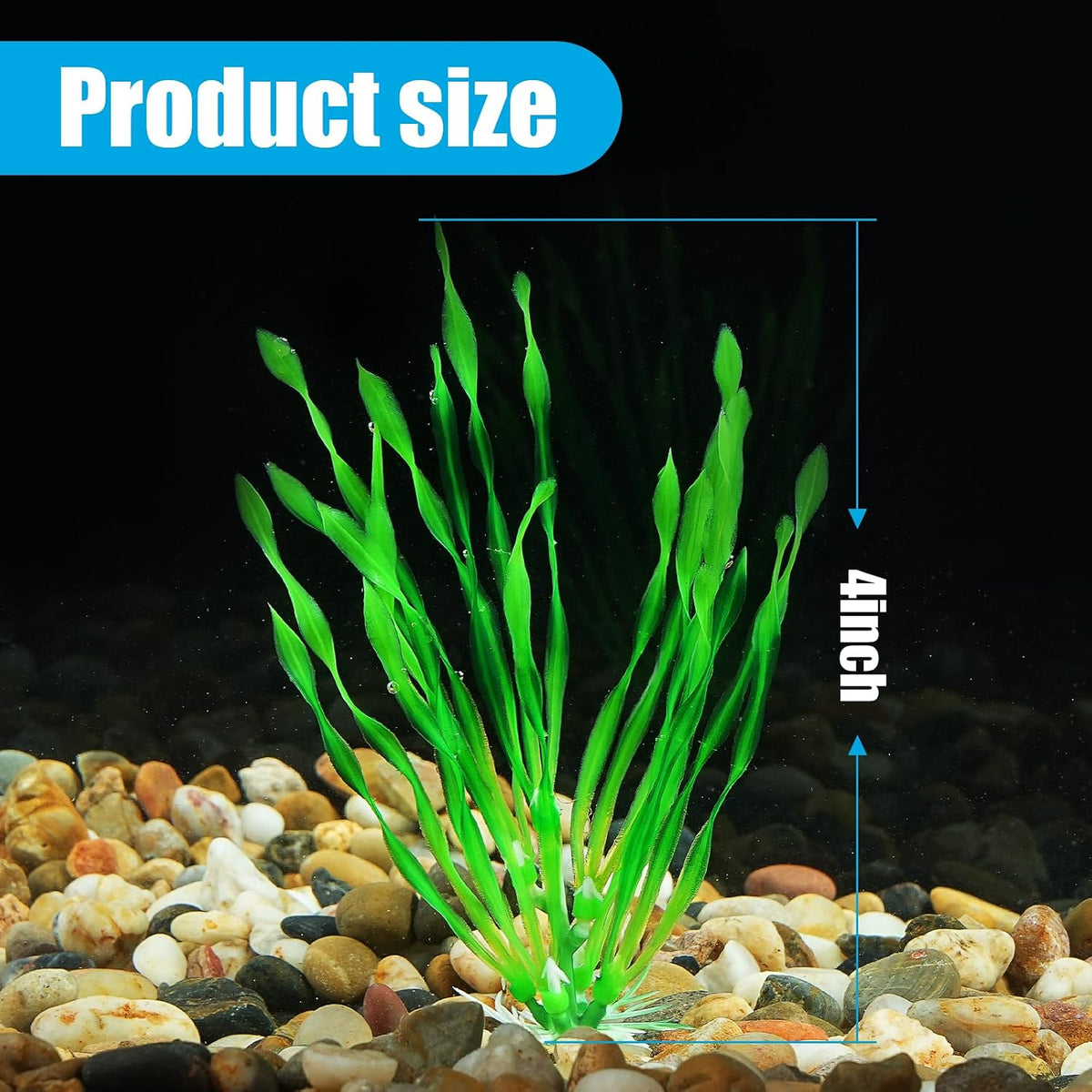 AQUANEAT Fish Tank Artificial Plants - 4inch - image 4